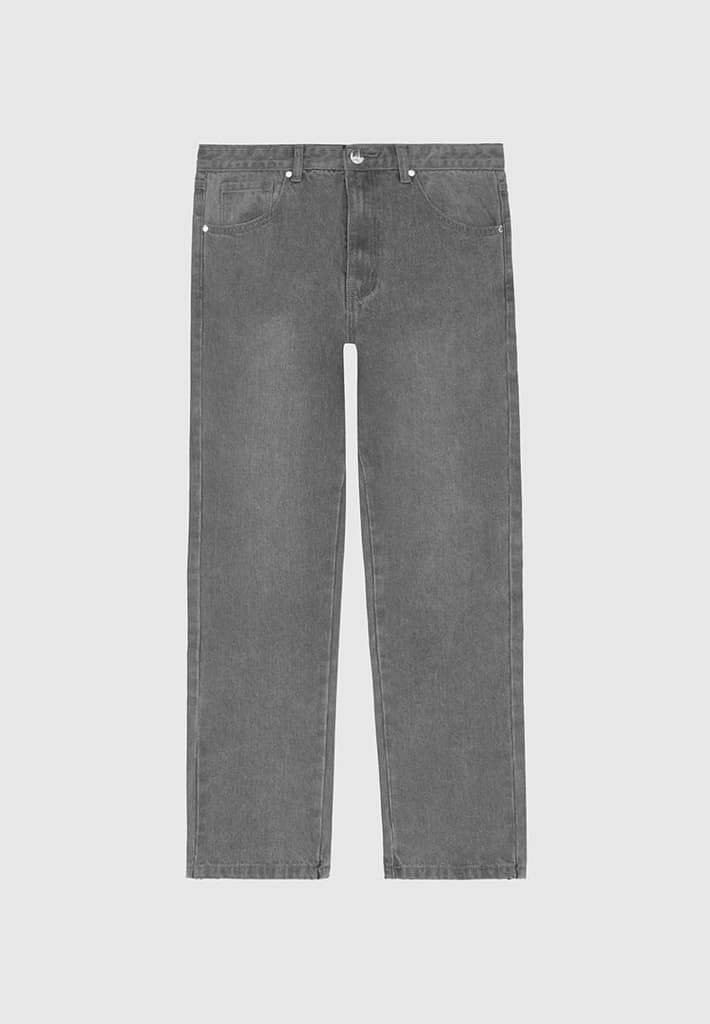 Family Style Elegant Relaxed Fit Jean - Washed Grey