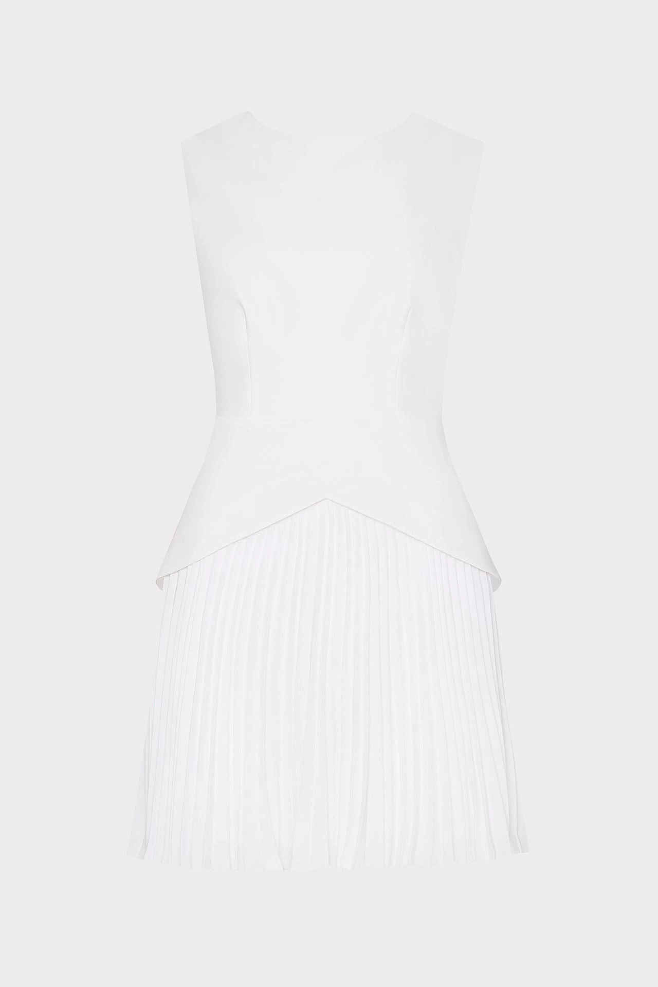 Haddy Pleated Mini Dress Light Fall Relaxed Vibe