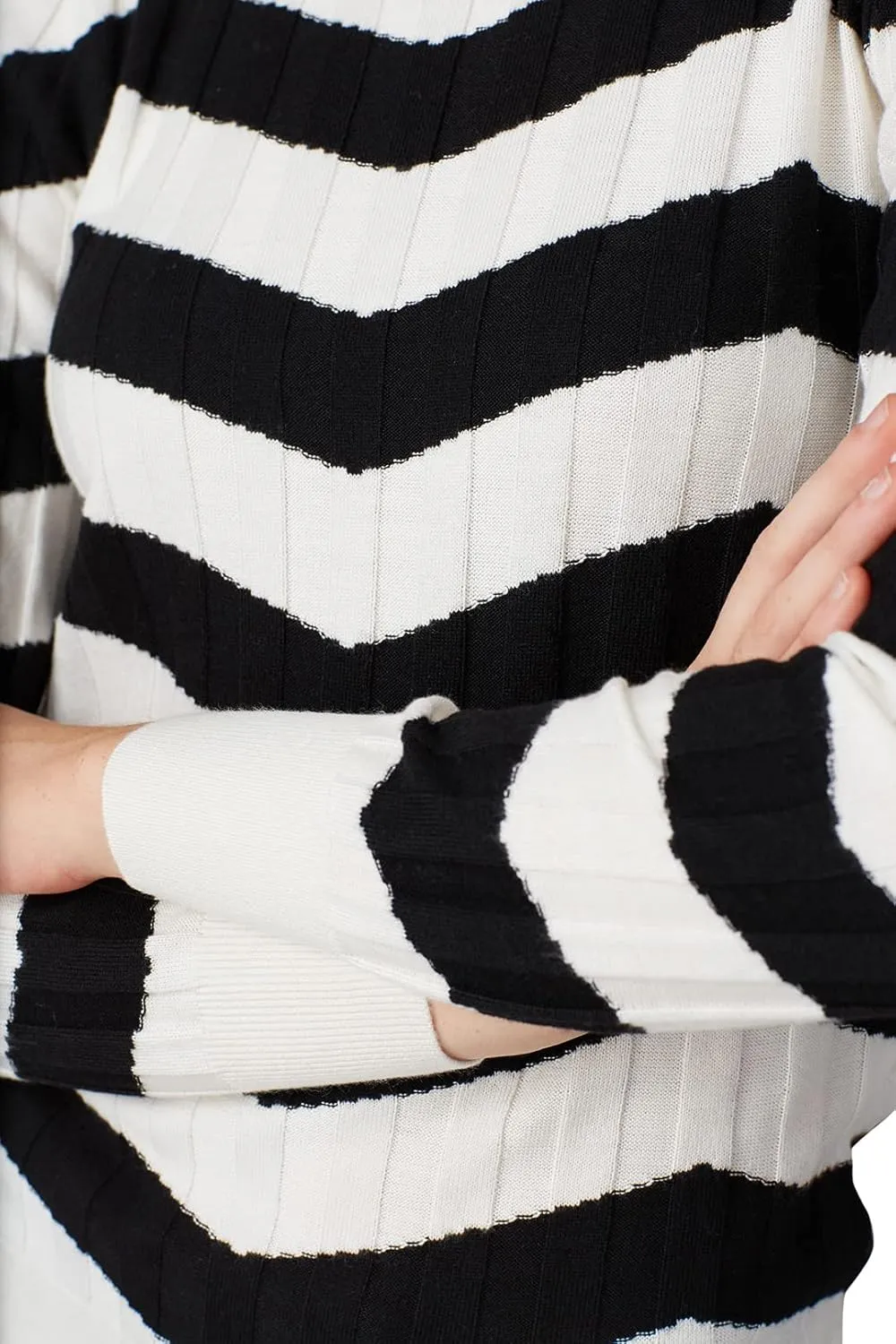 Rent The Runway Pre-Loved Ribbed Chevron Sweater