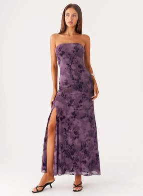 Alexandrite Midi Dress - Purple Clean Touch