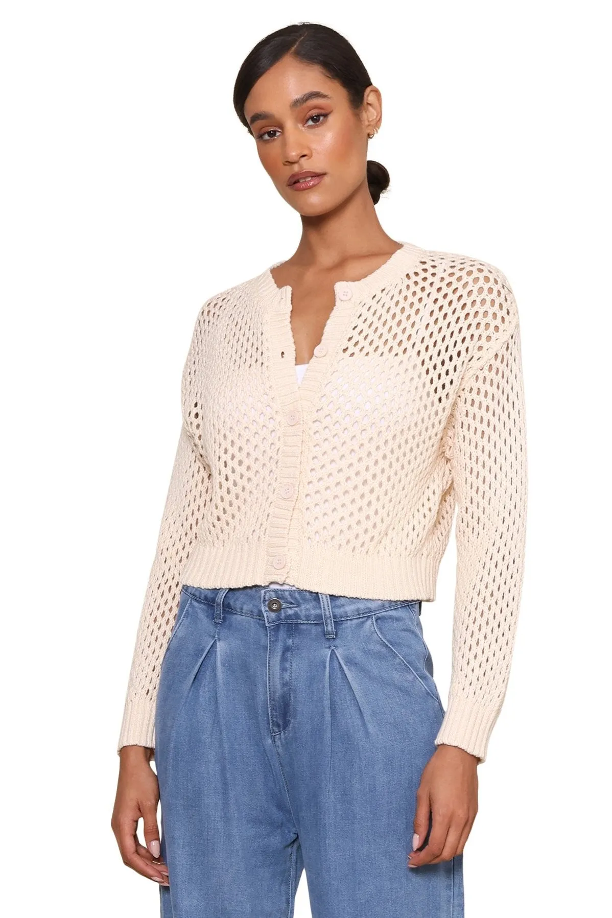 hypoallergenic material Mallorca Crochet Cardigan