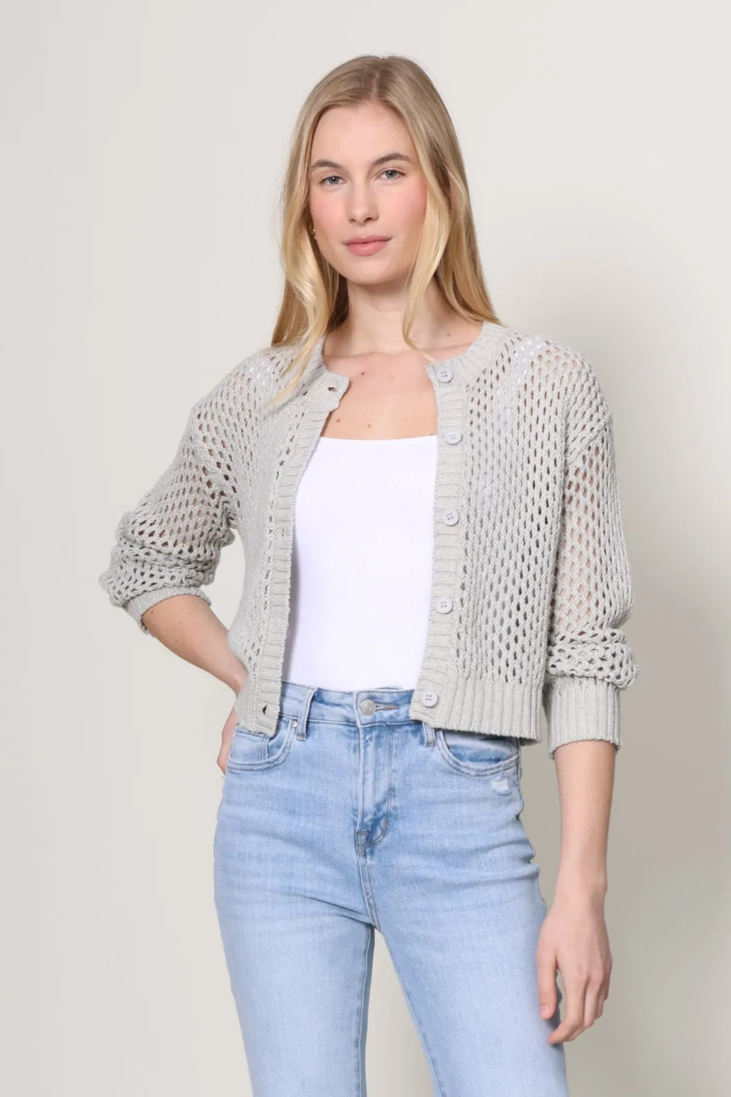 FlatlockSeamTechnique DurableCollarStays Mallorca Crochet Cardigan