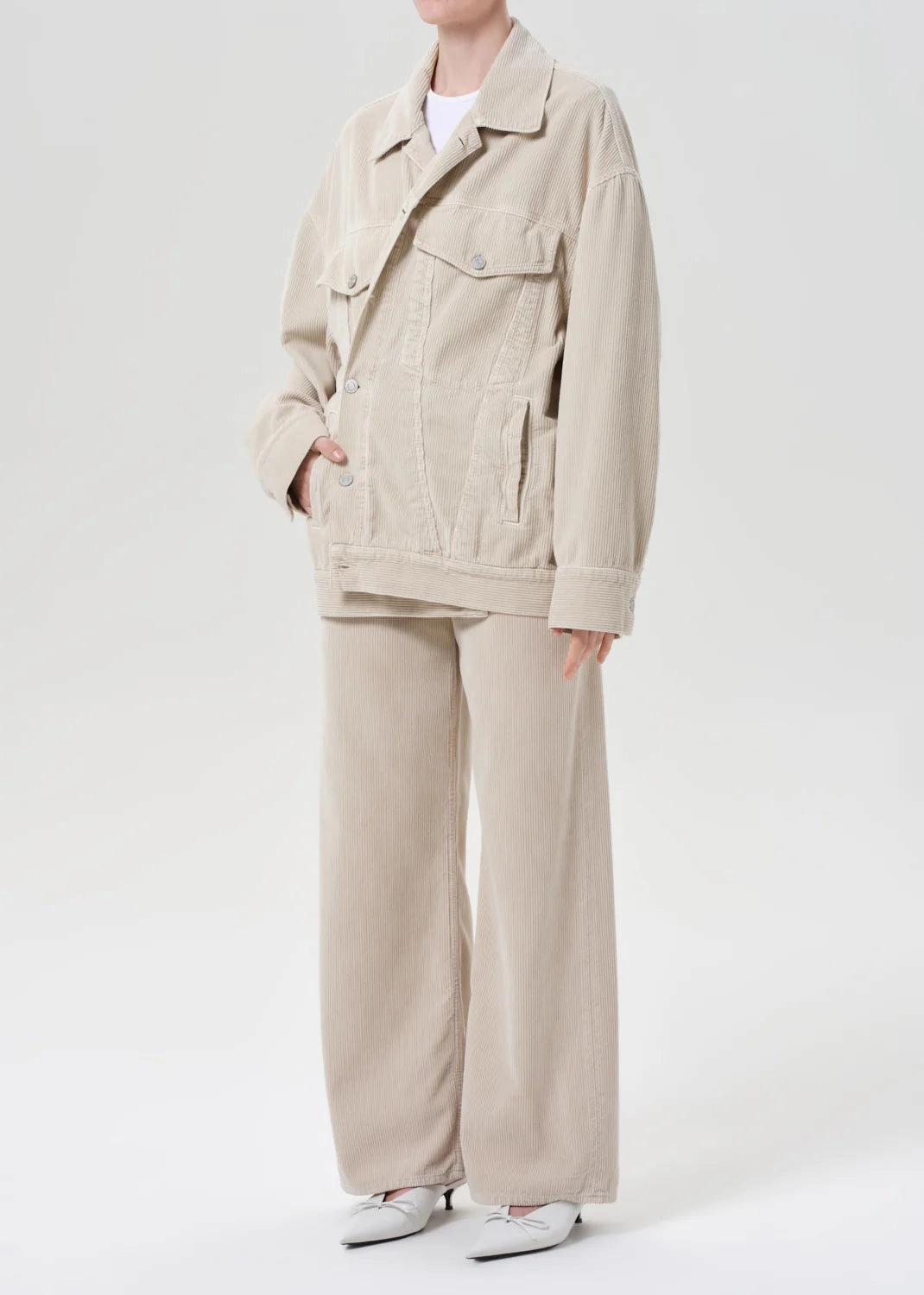Essential Comfort Reworked Wayne Jacket in Rice Grass