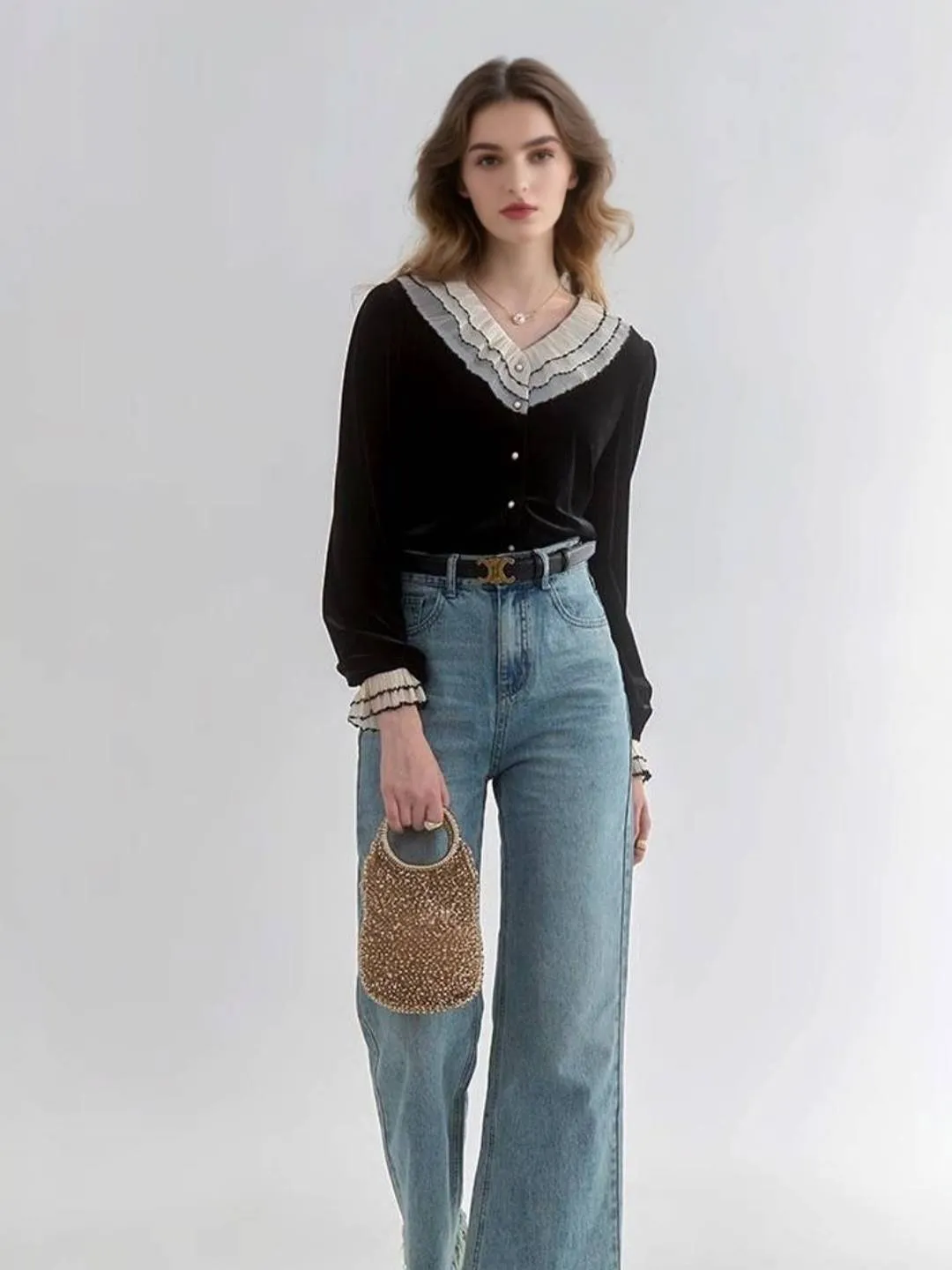 Everyday Comfort Reyna V-Neck Blouse