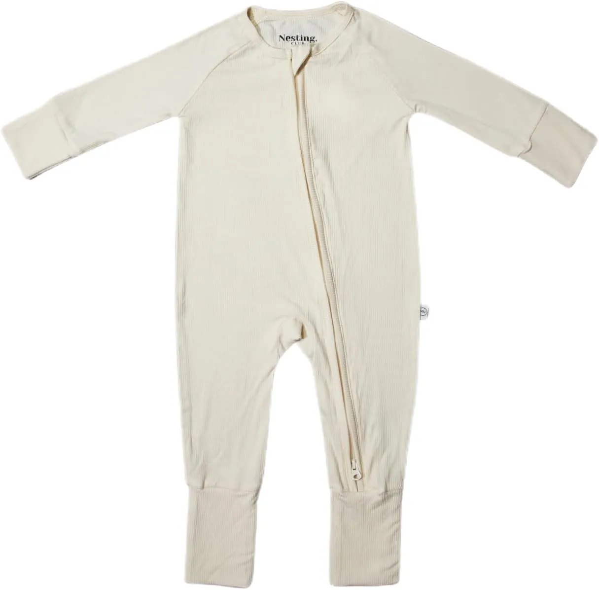 Ribbed Bamboo Baby Romper, Ribbed Bamboo Baby Pajamas & LoungewearNewborn- 12-Months Gender Neutral Essentials