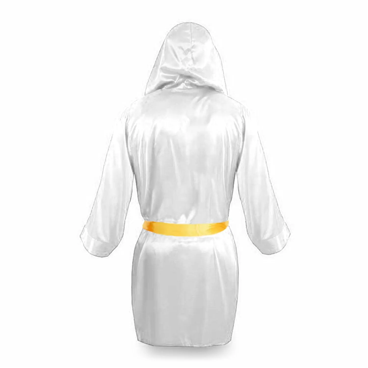 RingMaster Sports Champion Kids Fight Robe White Gold
