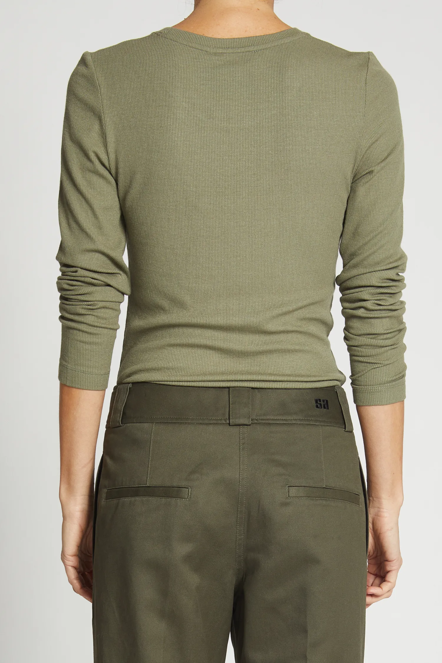 Rio Crewneck Top, Olive