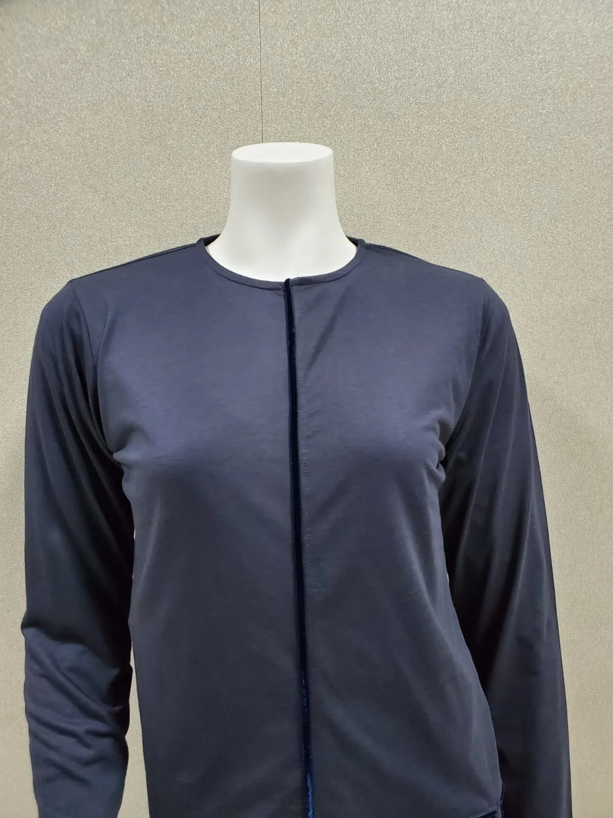 Rojo London Wrap Modal Navy Nightgown & Lounge Top