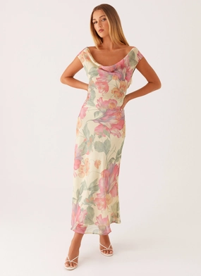 Versatile Piece Role Model Maxi Dress - Yellow Peony