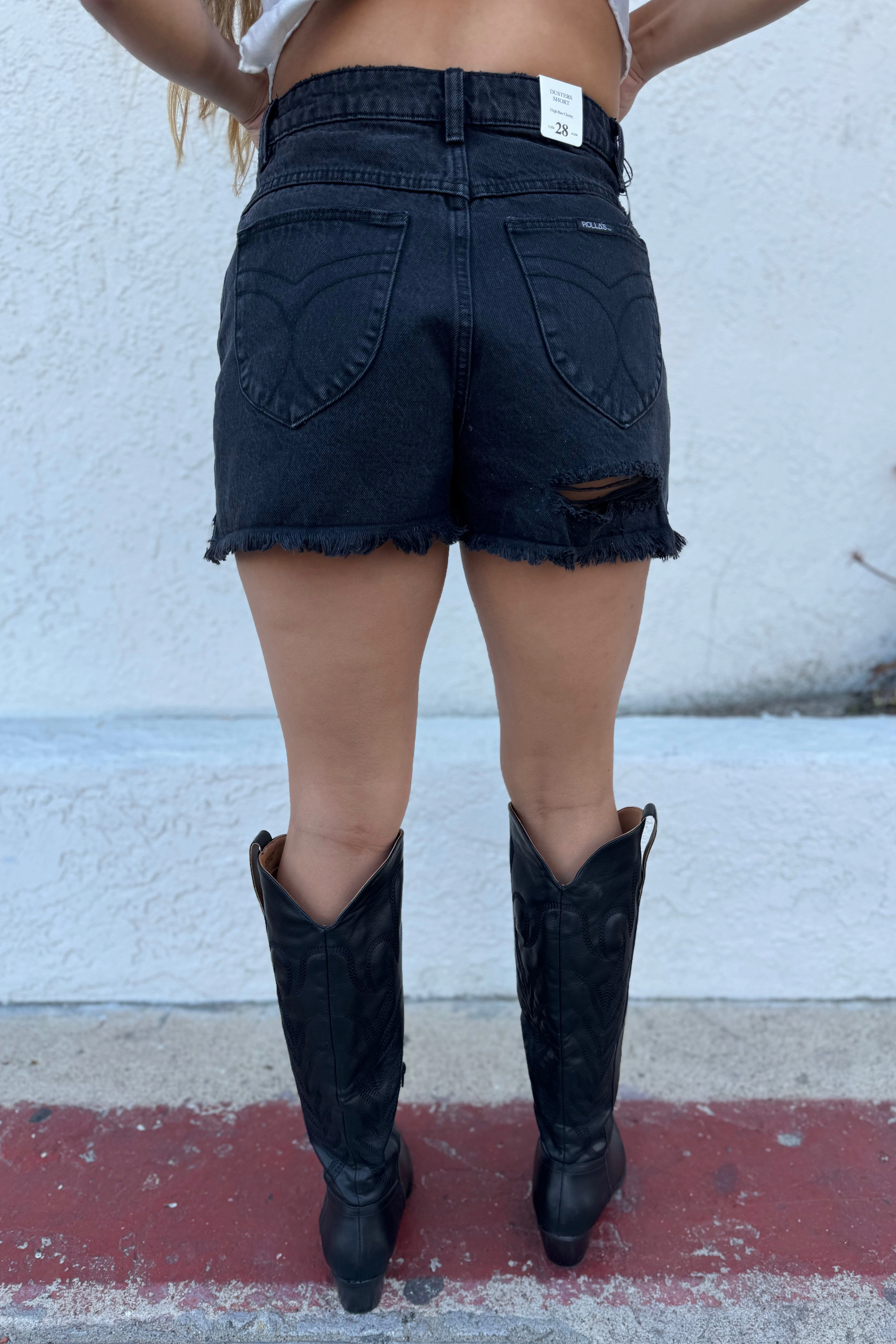 Rollas Dusters Short - Black Breezy Vibe Breathable Performance