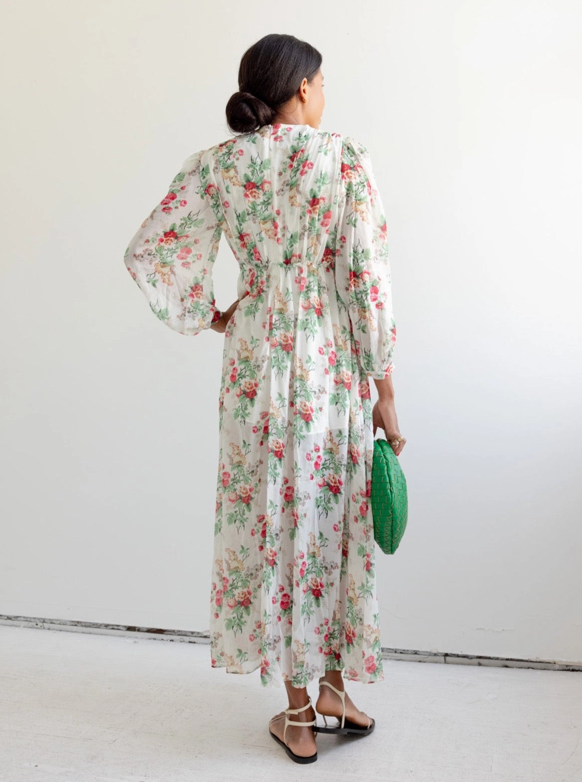 Breathable-Lining Church Scene Rosalyn Chiffon Maxi