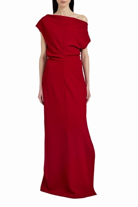 Rosina Dress in Light Double Crepe Elegant formal piece Chic Tailoring Design