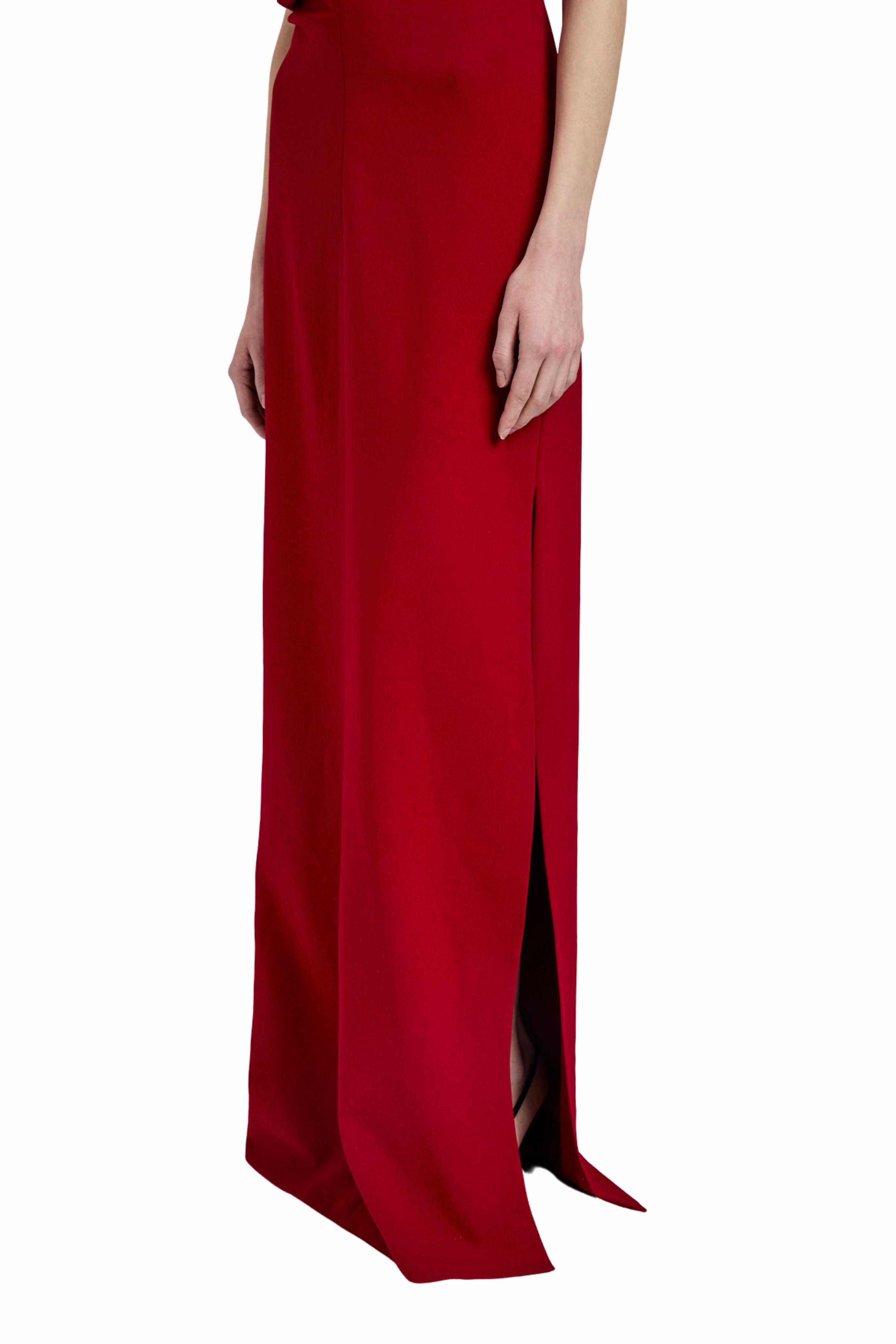 Rosina Dress in Light Double Crepe Flattering Waist Fit Stylish Waistband Fit