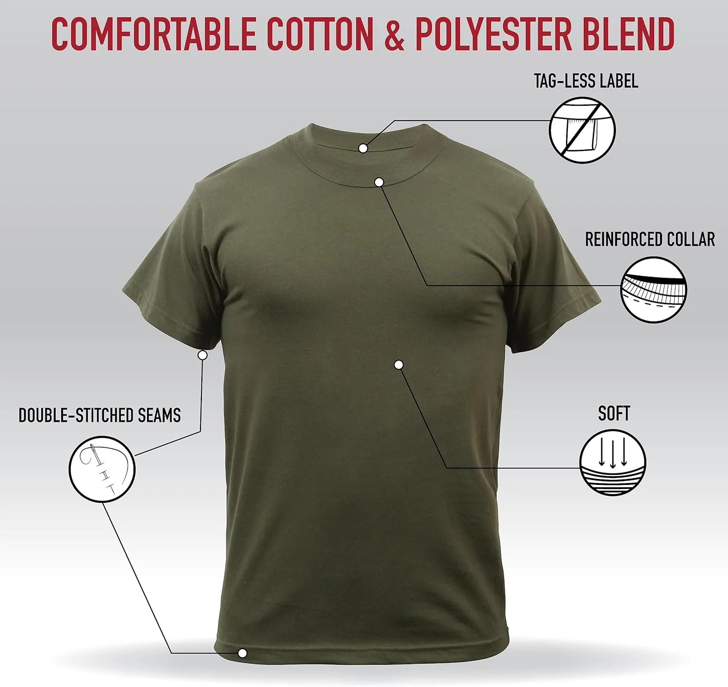 Rothco Men's Short Sleeve