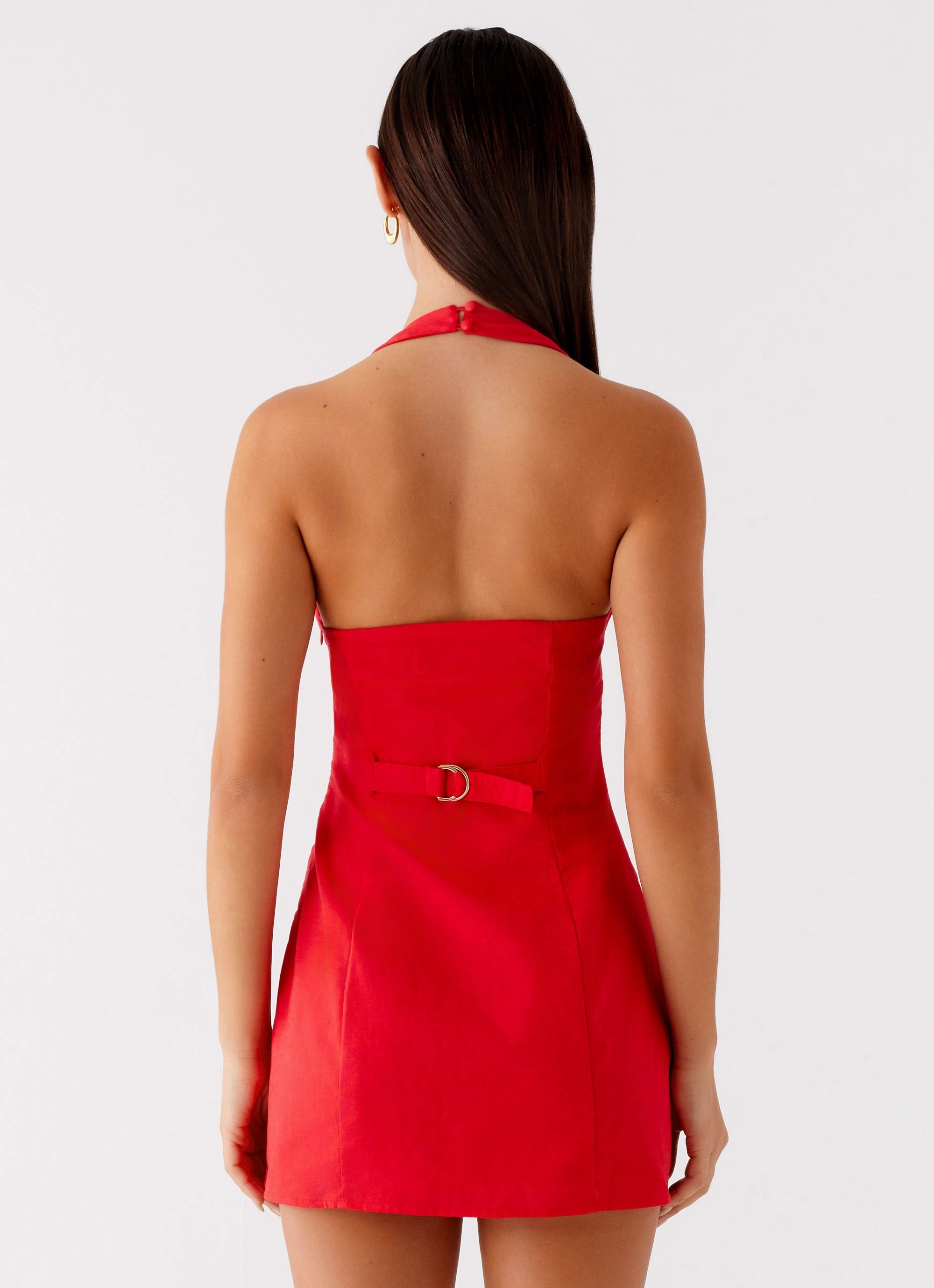 Roxe Mini Dress - Red Style Staple Fade Resistant Cloth