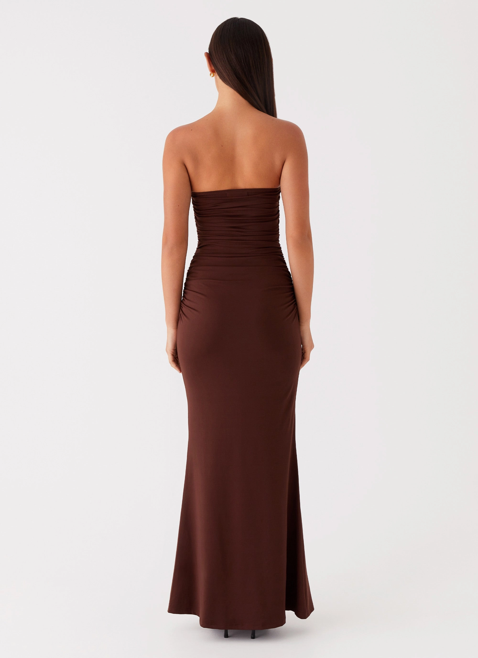 Rudy Maxi Dress - Brown Perfect Design