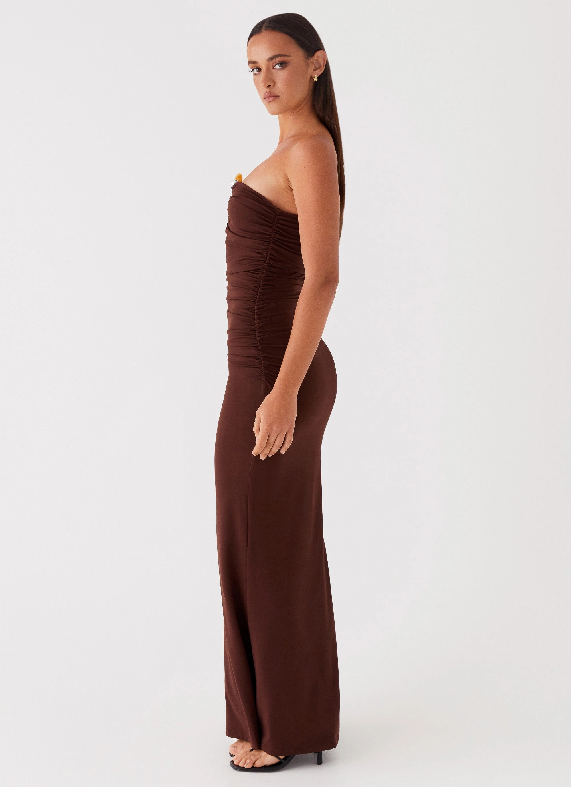 Rudy Maxi Dress - Brown Pastel Sky