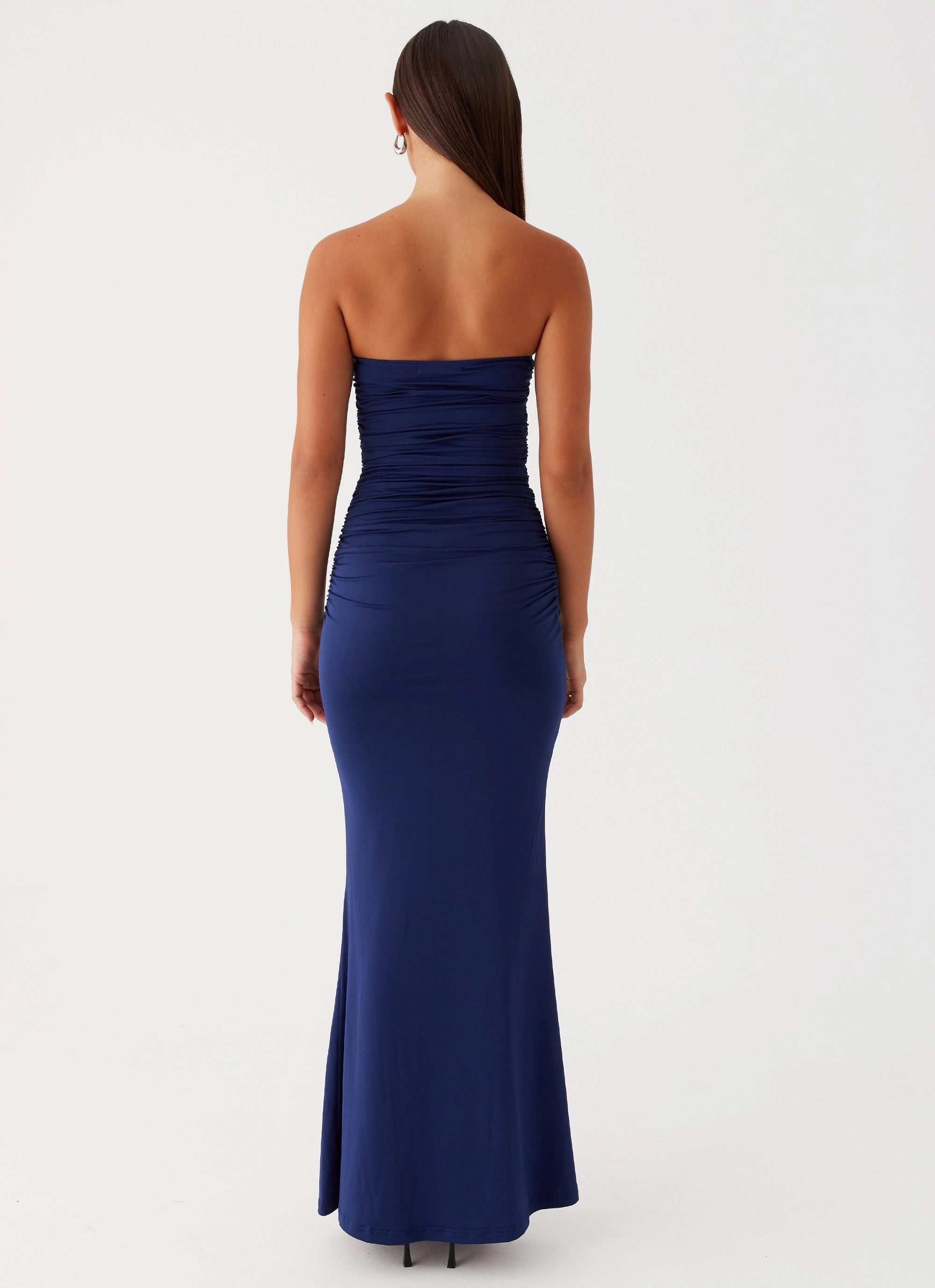 Rudy Maxi Dress - Navy Soft and Light Relaxed Movement