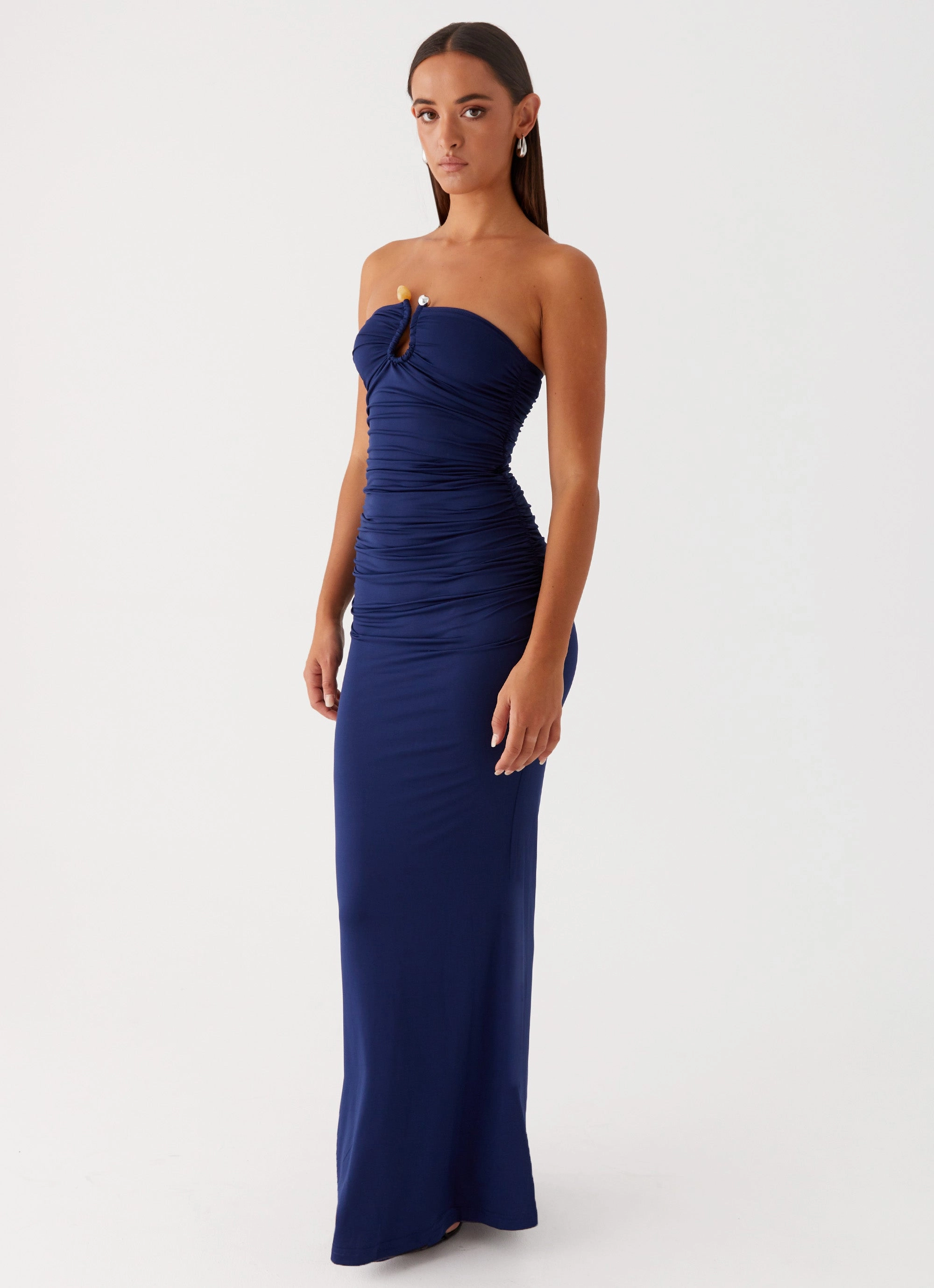 Rudy Maxi Dress - Navy Relaxed Finish