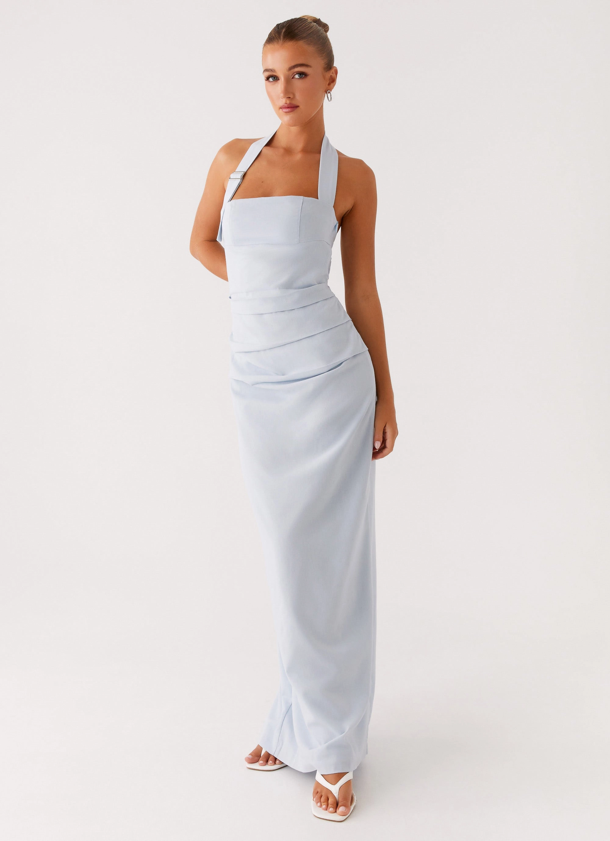 Rumour Has it Maxi Dress - Blue Street Flex
