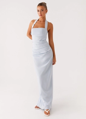 Rumour Has it Maxi Dress - Blue Street Flex