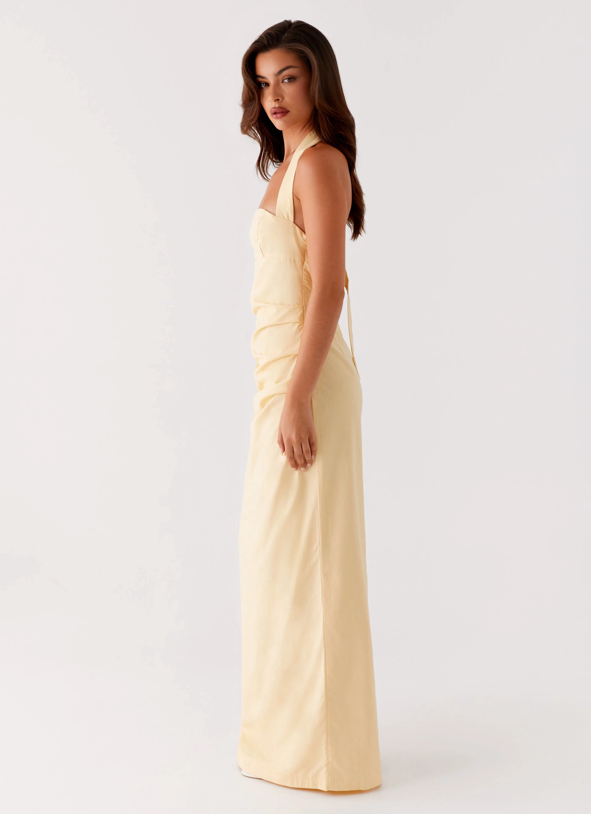 Rumour Has it Maxi Dress - Yellow Stylish Look Balloon-Sleeve