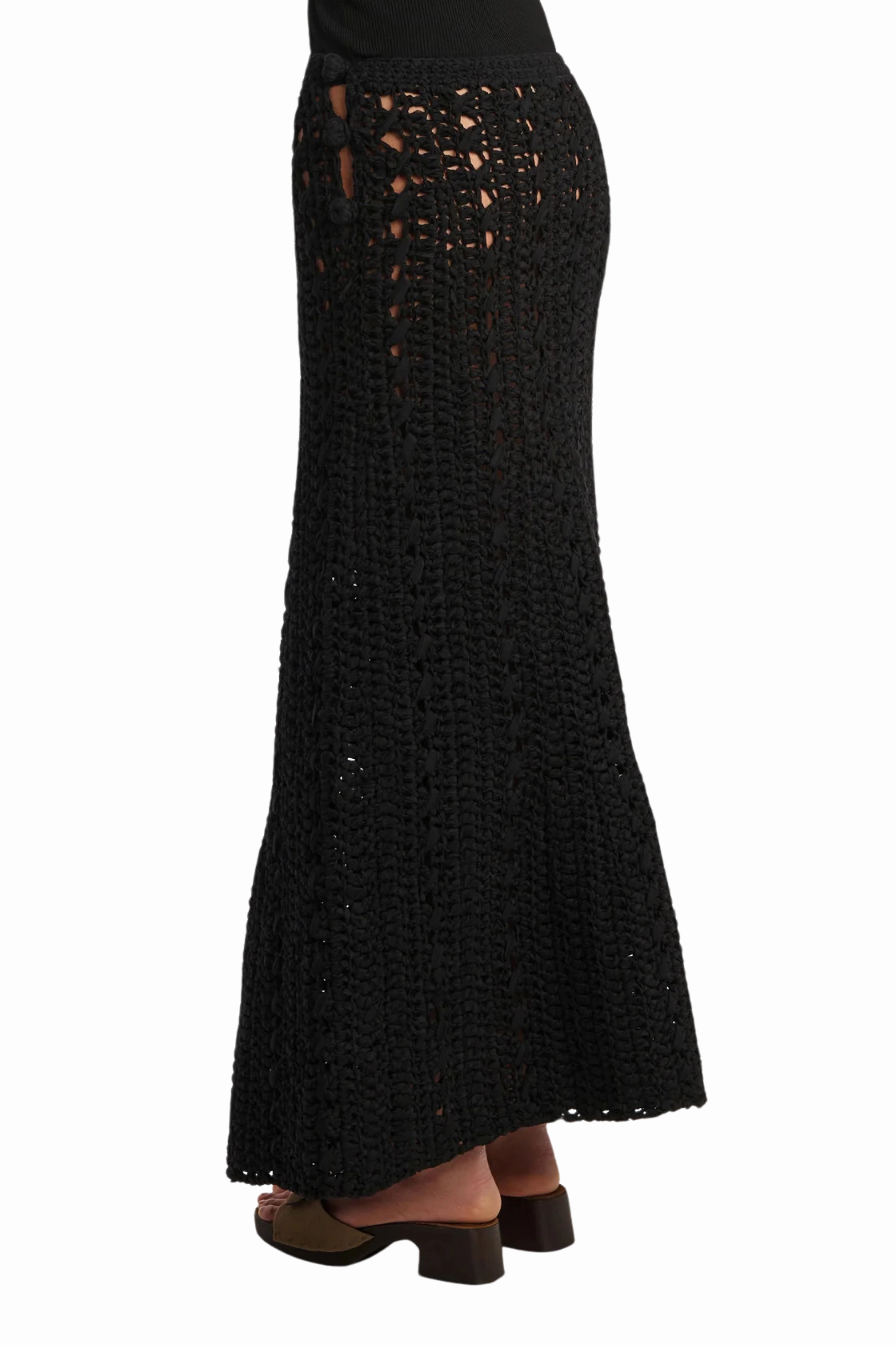 Red Carpet Look Twist Knot Details Ryder Skirt
