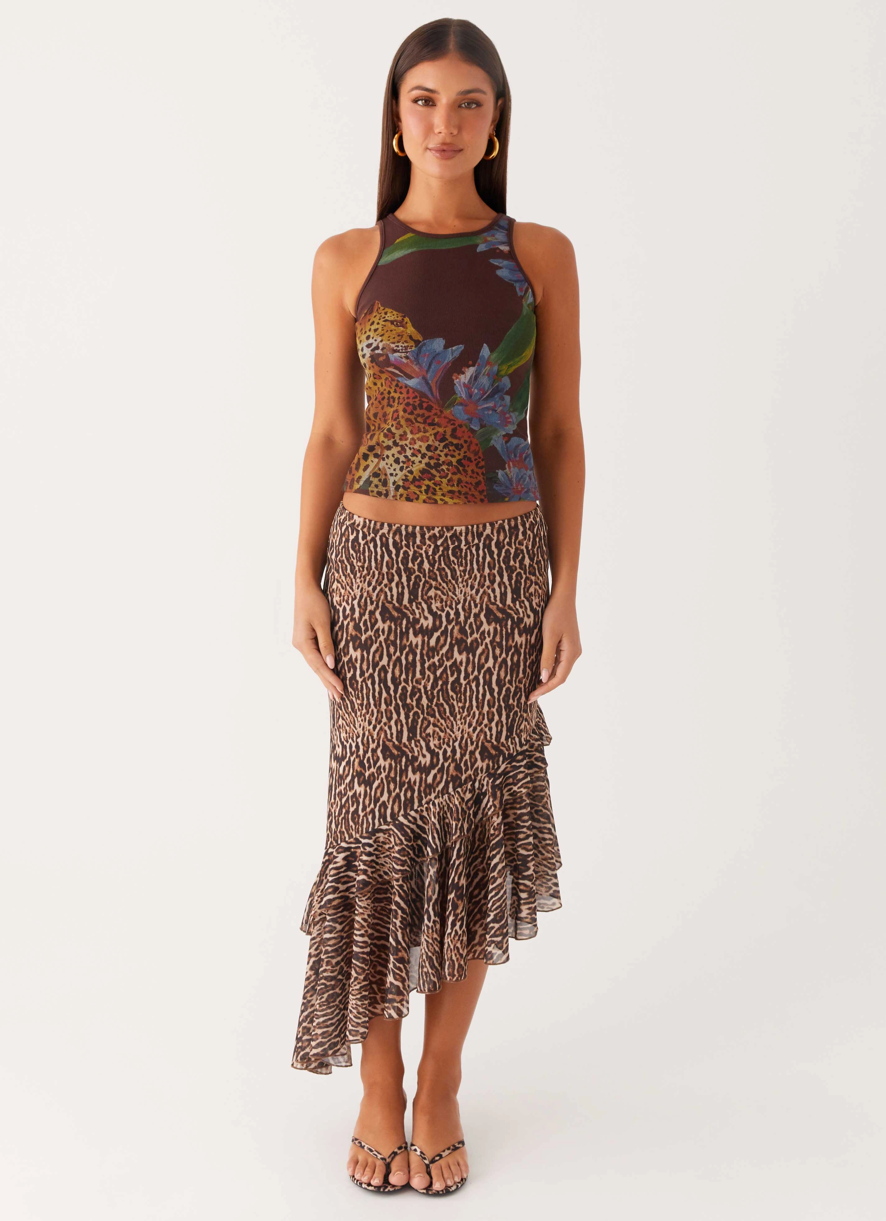 Safari Tank - Chocolate SnagResistant Fabric