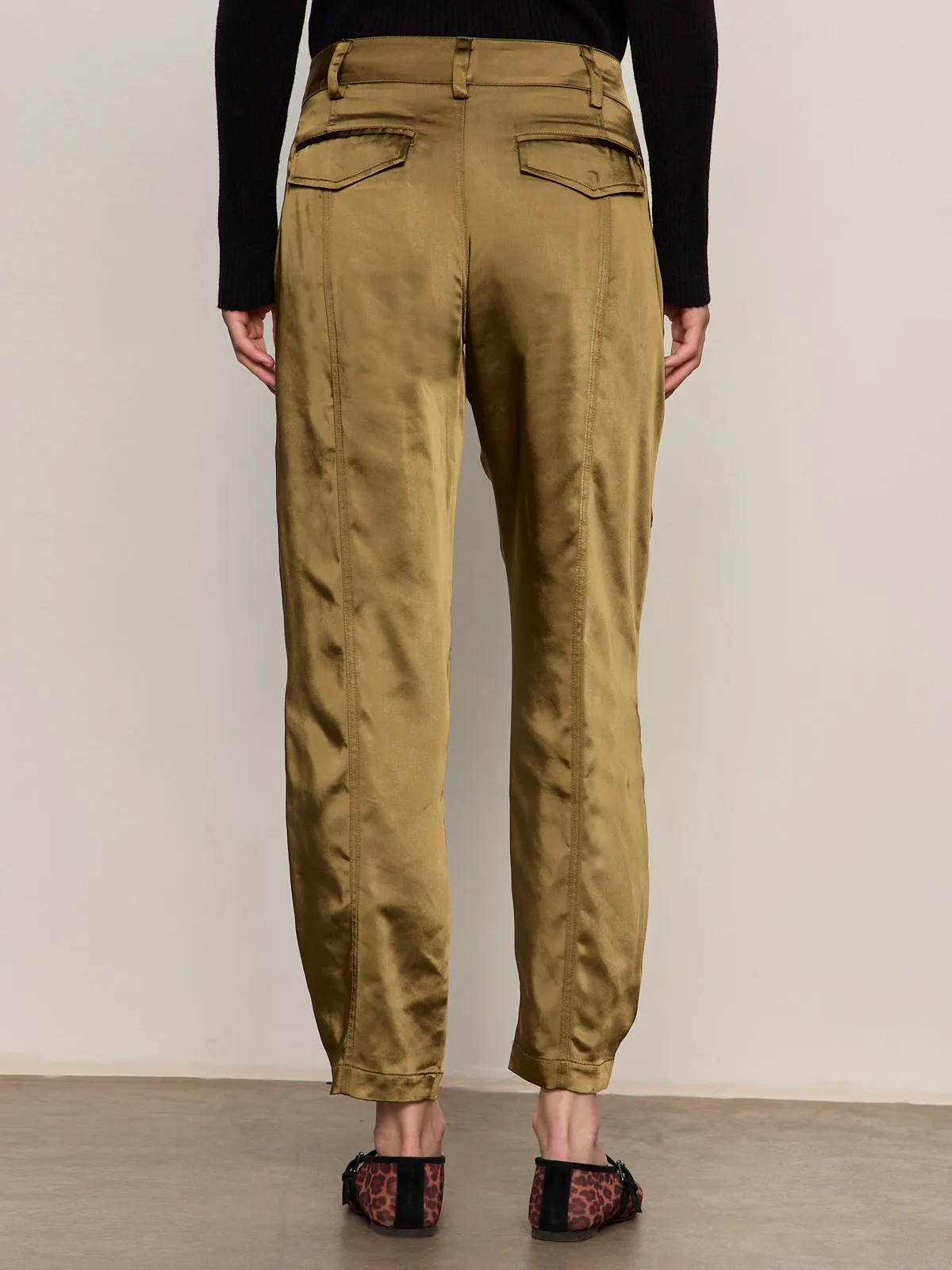 Sahara Satin Tapered Pant Dirty Martini Quick Access Premium Quality