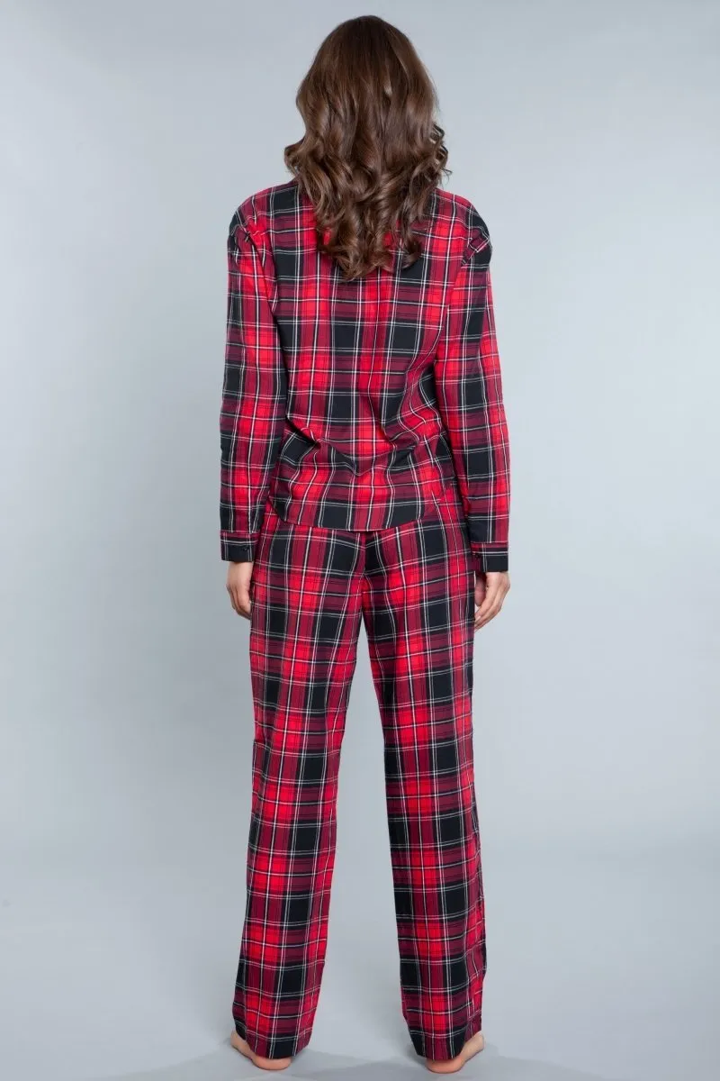 Saige Flannel Pajamaa Set