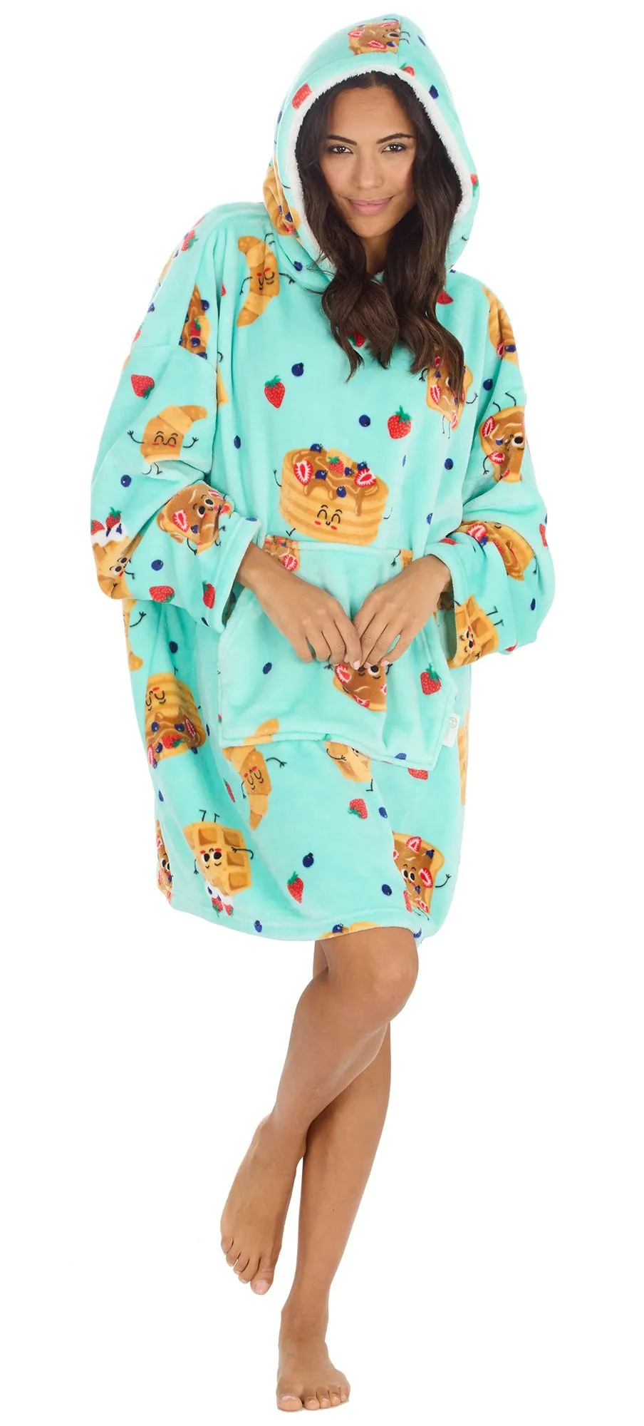 SALE Hooded Supersoft Fleece Snuggle Top