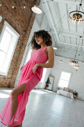 Easy Movement Comfortable Layer Sugar Pop Corset Maxi Dress