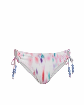 Taryn Bottom In Hazy Ikat Ivory Swim Dress