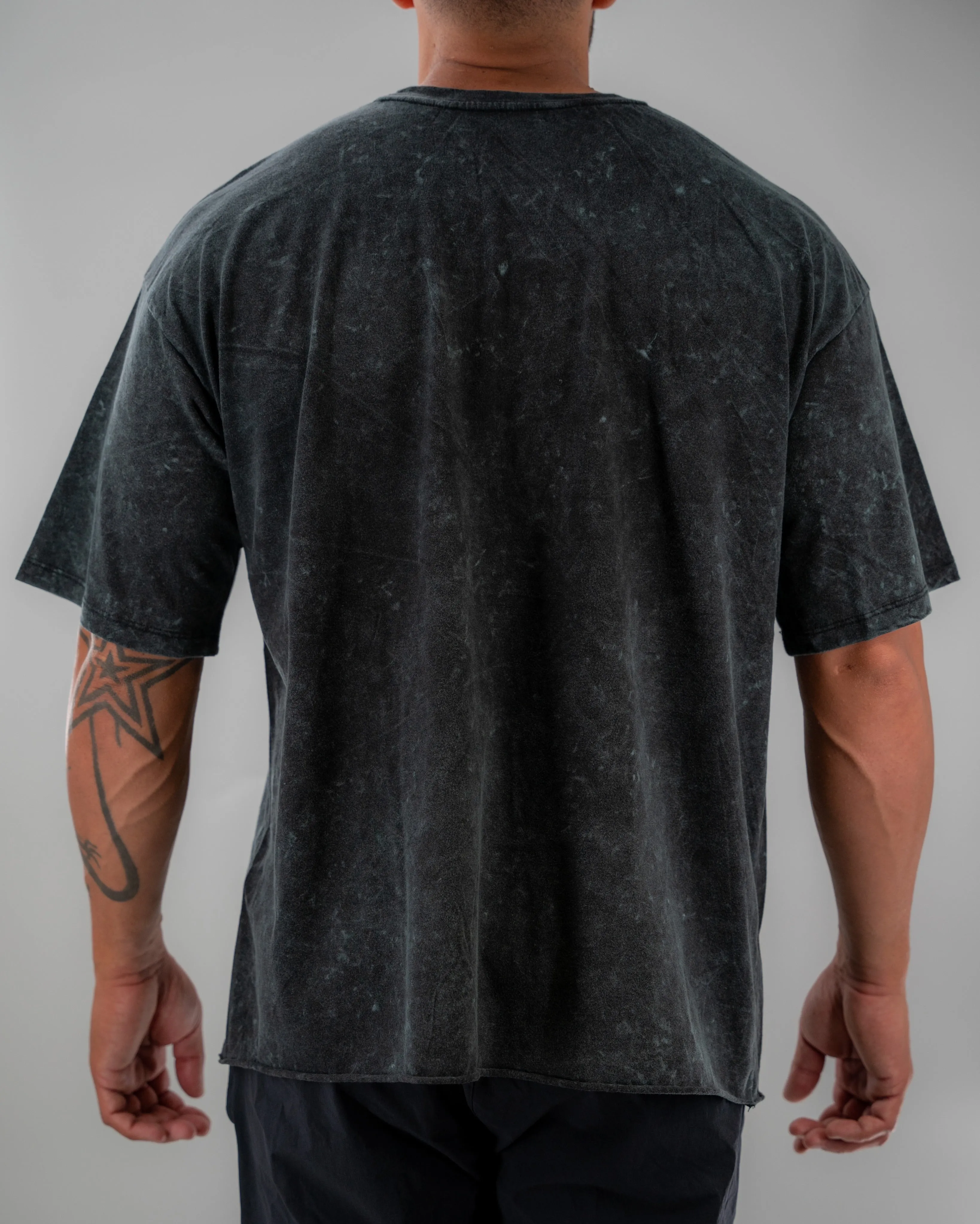 Salty Savage Unisex "OG Basic Smile" Oversized Crew Tee | Basic
