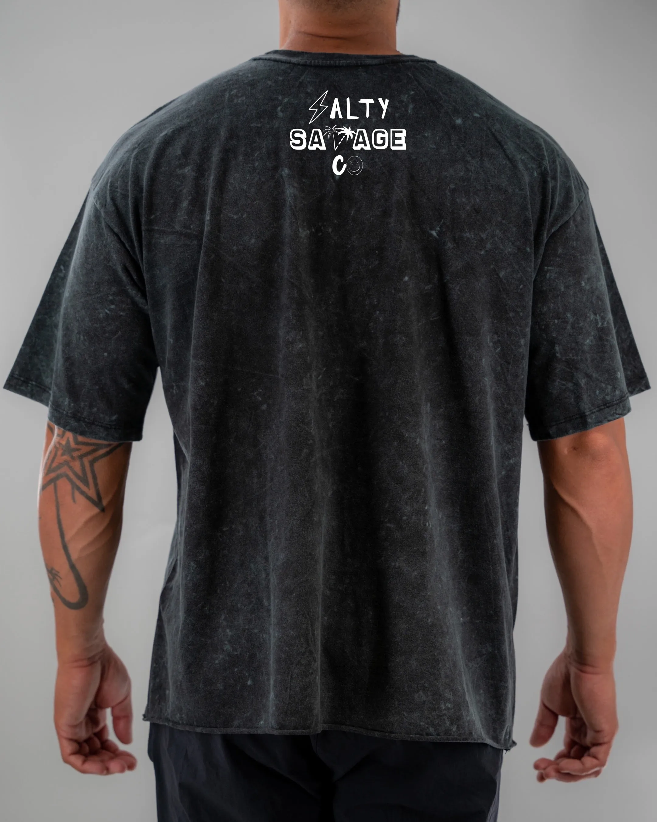 Salty Savage Unisex “THICC GIRLS CLUB” Oversized Tall Crew Tee