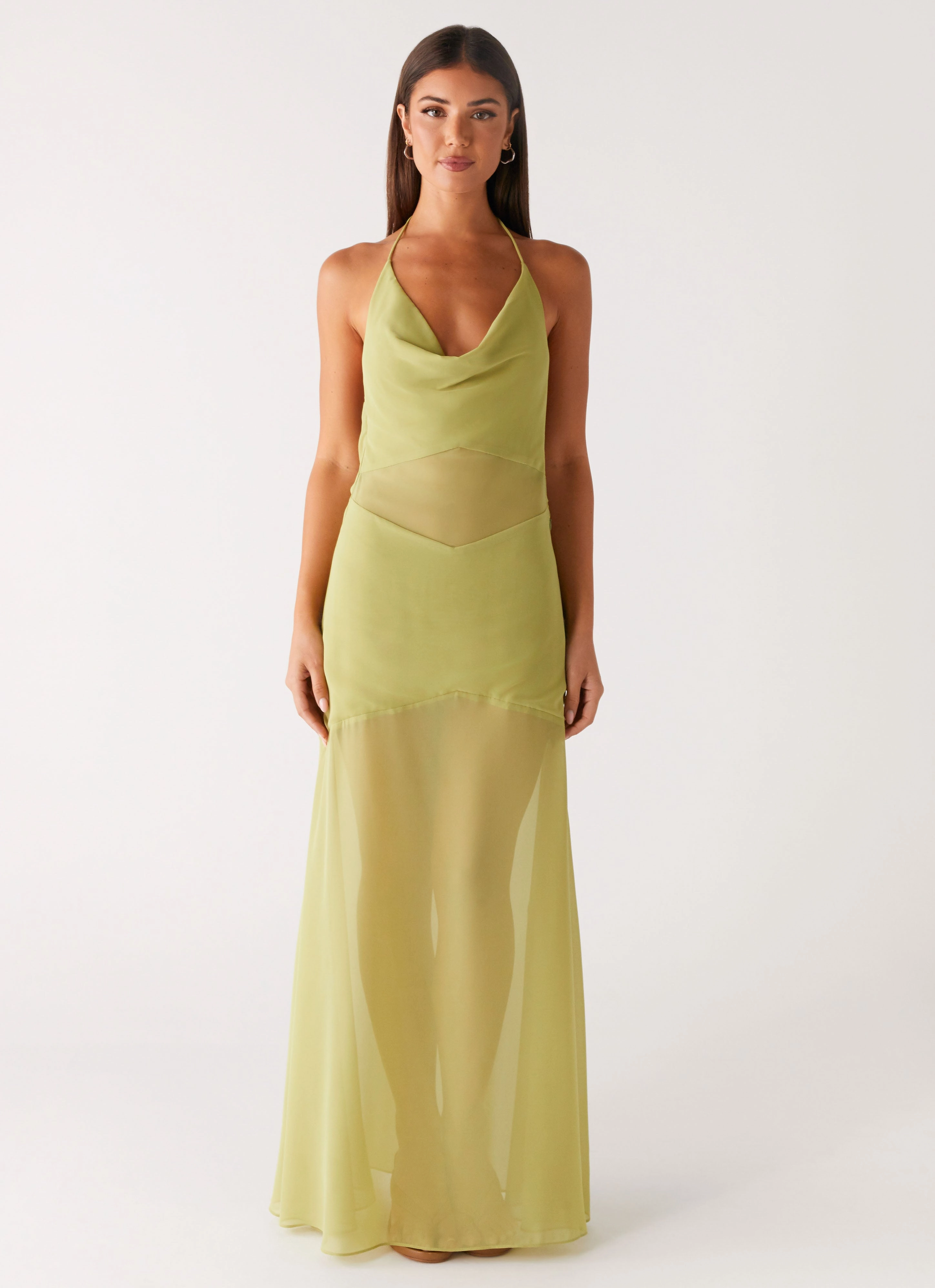 Weekend Chic Samoa Maxi Dress - Lime