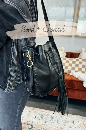 Sampson Drawstring Crossbody Lux Collection - FINAL SALE Thermal Insulation Tech