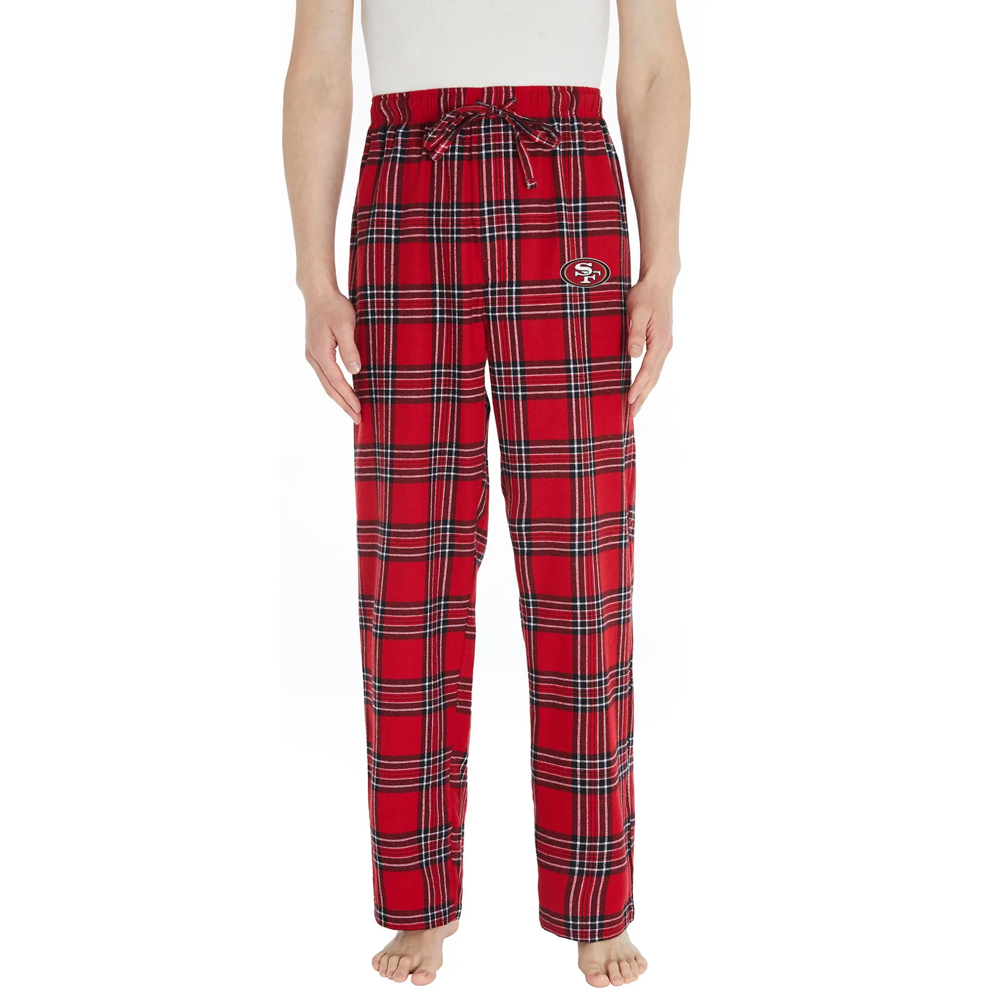 SAN FRANCISCO 49ERS MEN'S TAKEAWAY FLANNEL PAJAMA PANTS