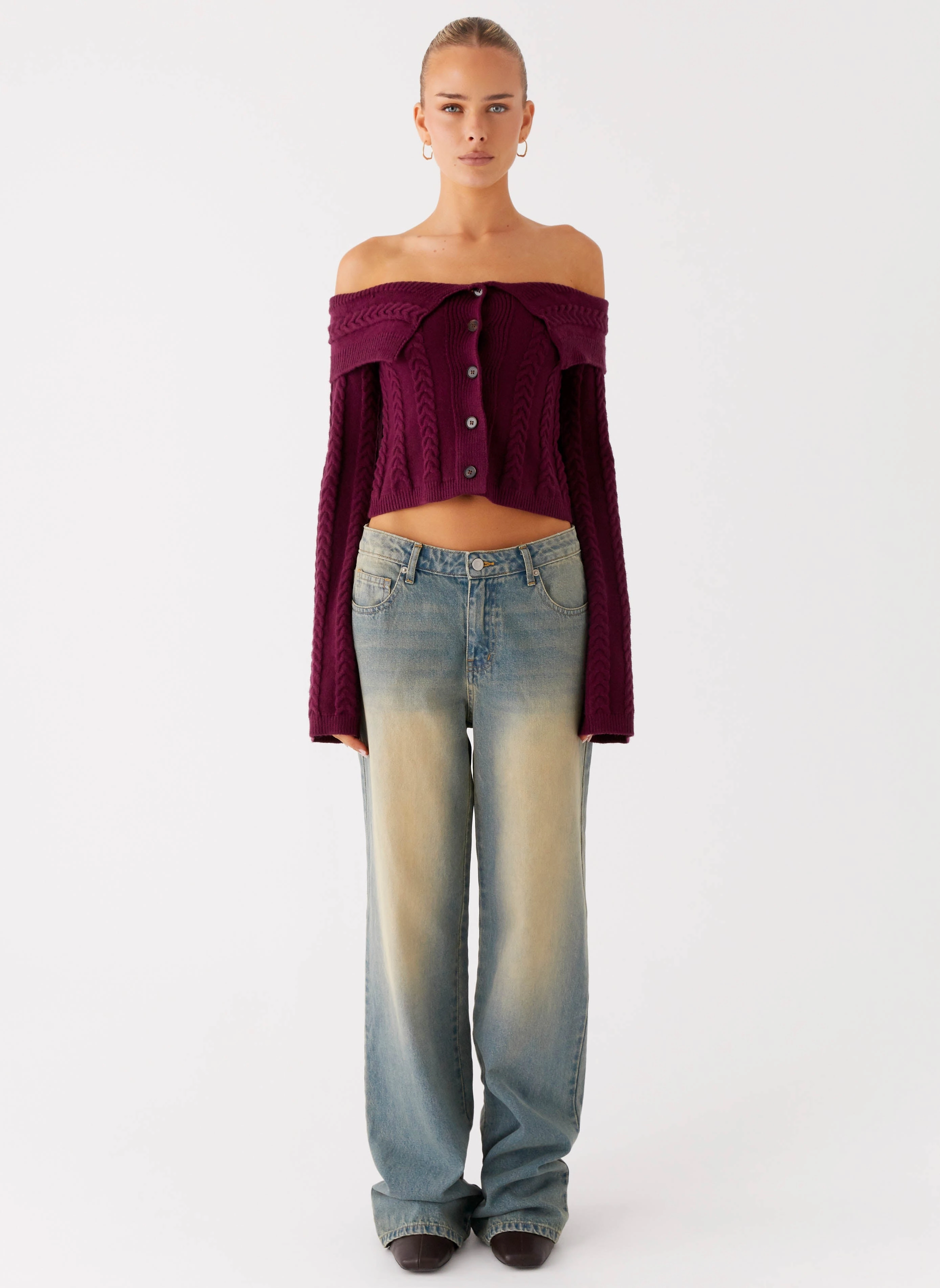 San Diego Straight Leg Jeans - Blue Wash Flexible Match Party Look Sunny Vibes Couple Look