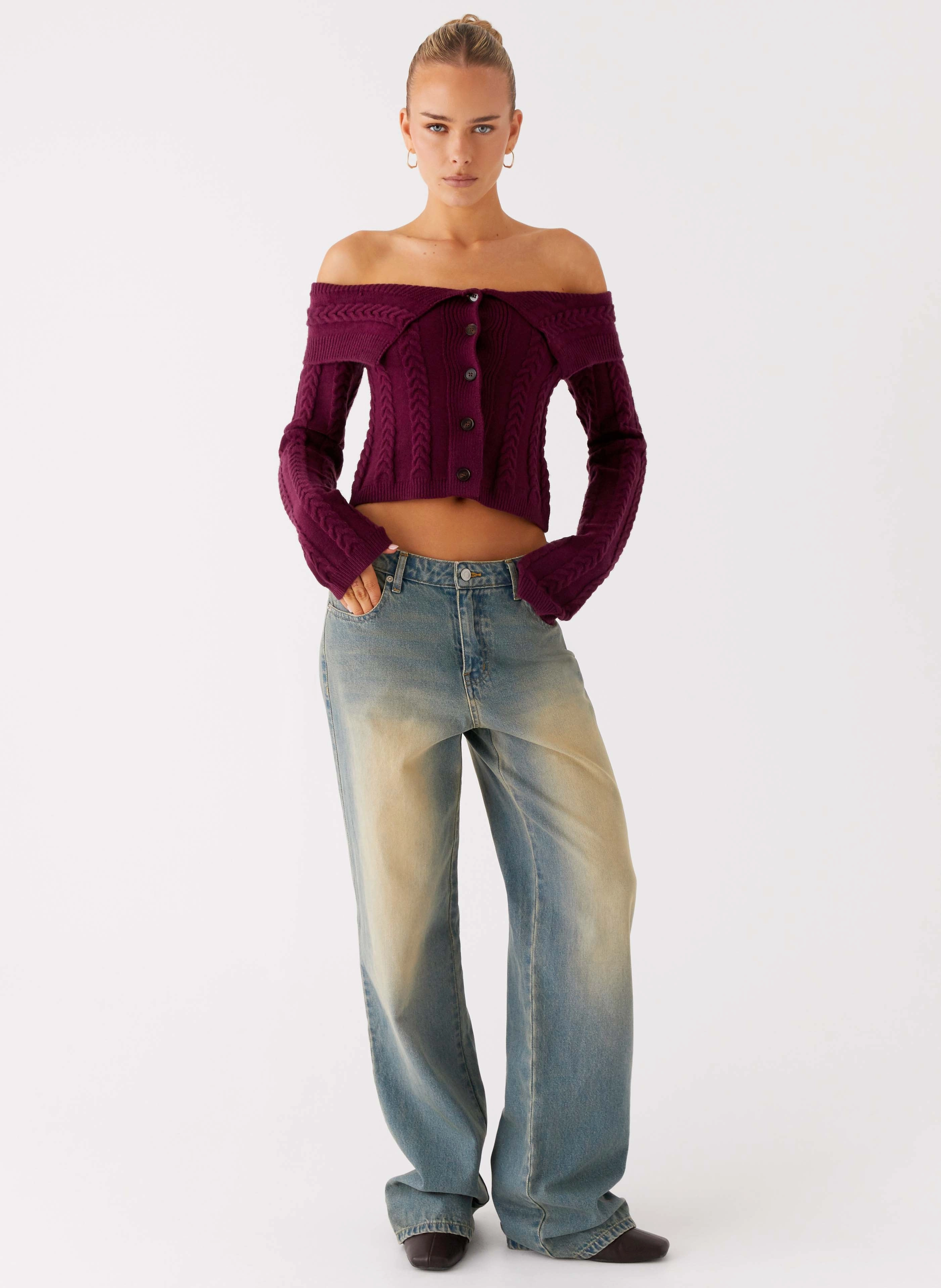San Diego Straight Leg Jeans - Blue Wash Neutral Mood
