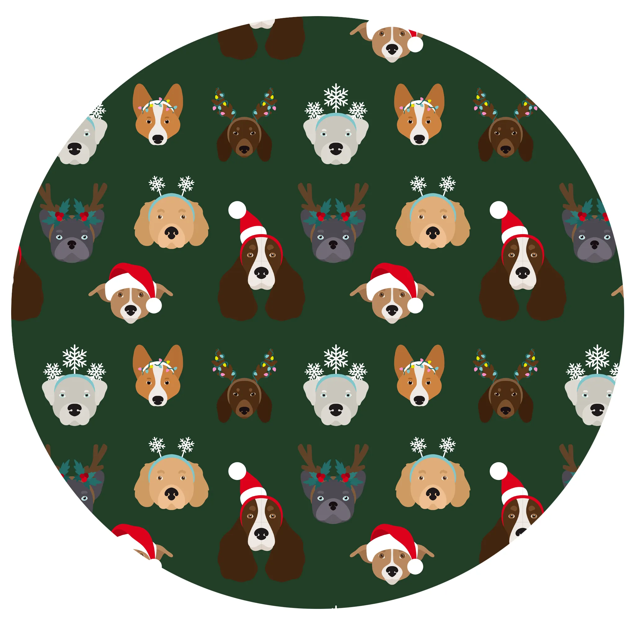 Santa Paws | Bamboo Ruffle Gown