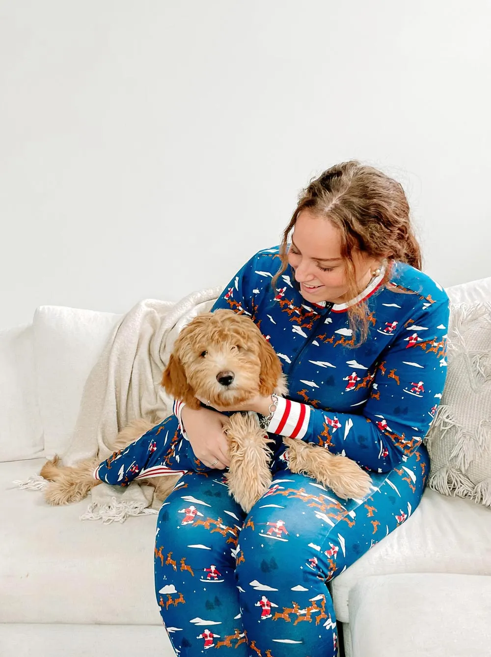 Santa Sleighs Pajama