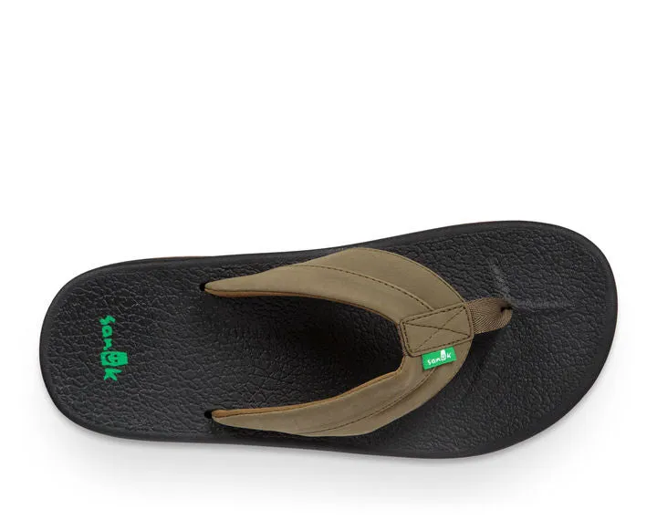 Sanuk Brumeister Sandal-Dark Olive