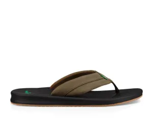 Sanuk Brumeister Sandal-Dark Olive