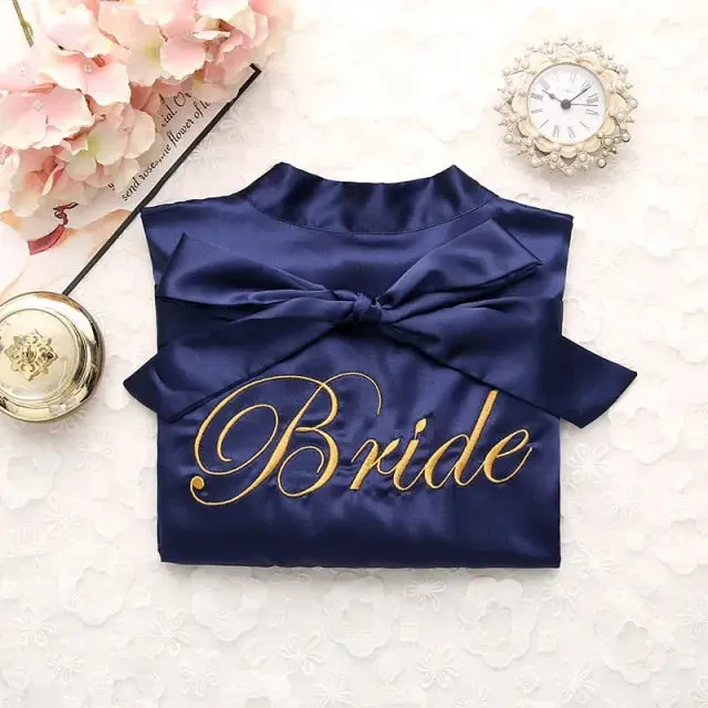 Satin Bride Or Bridesmaid Robe