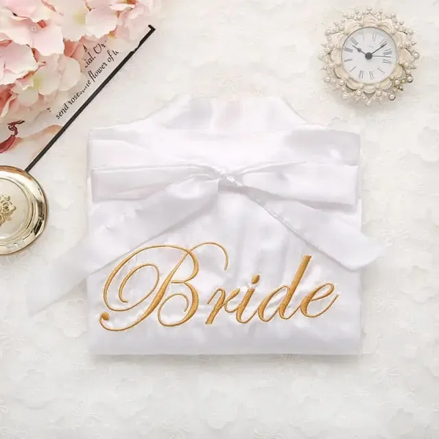 Satin Bride Or Bridesmaid Robe