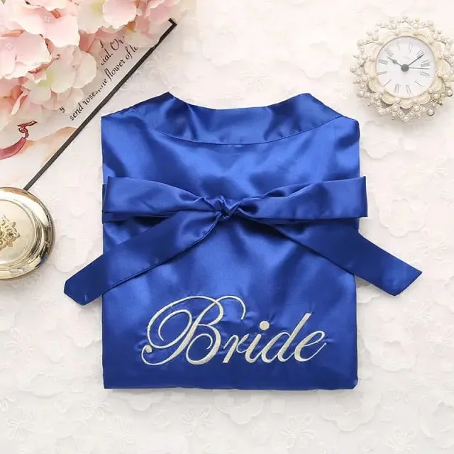 Satin Bride Or Bridesmaid Robe