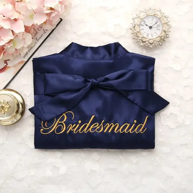 Satin Bride Or Bridesmaid Robe