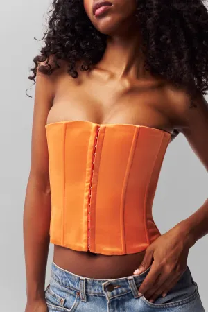 High Density Weave Satin Corset