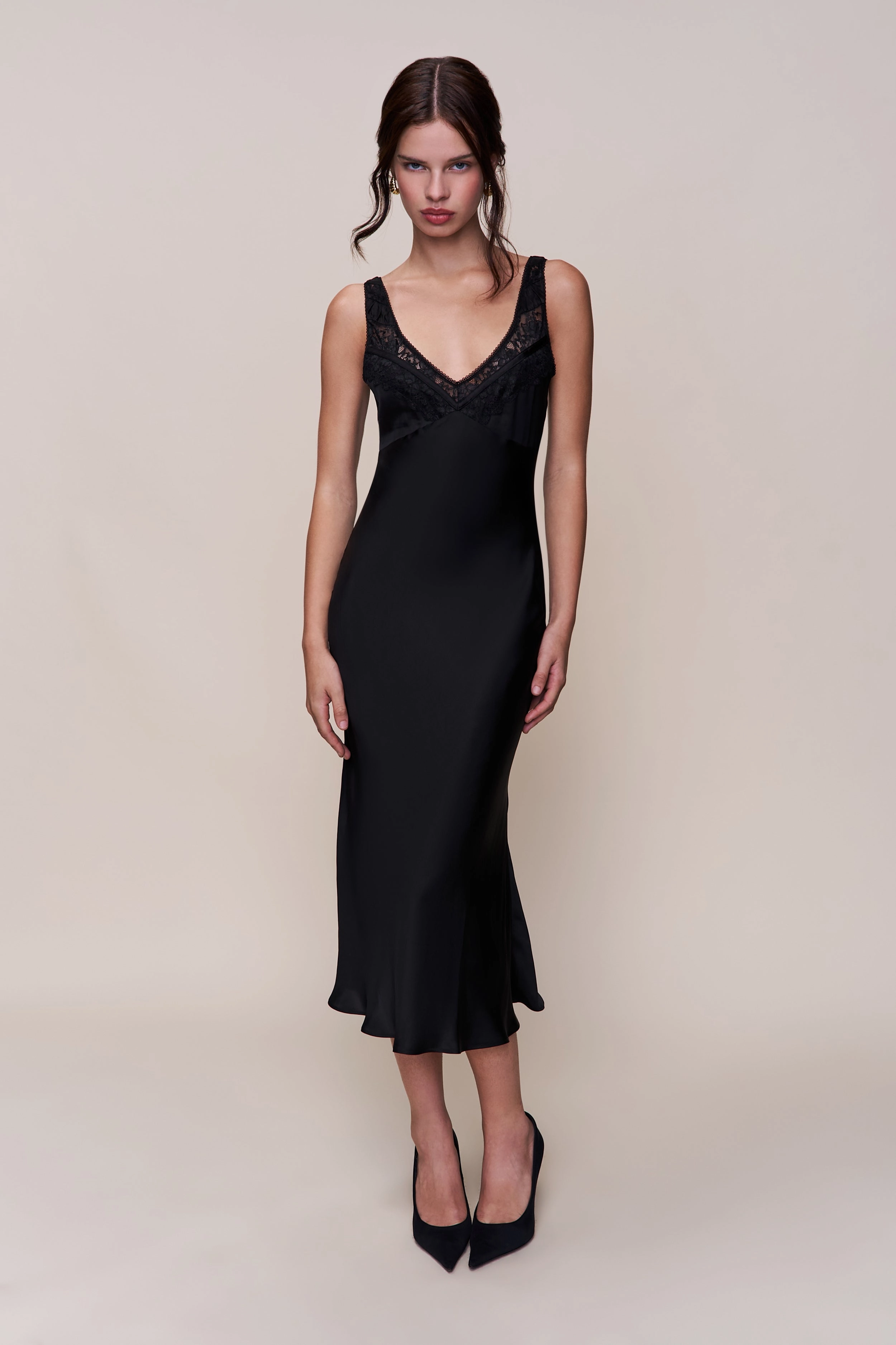 Day-To-Night Wear Scaosi Lace Detail Slip Dress